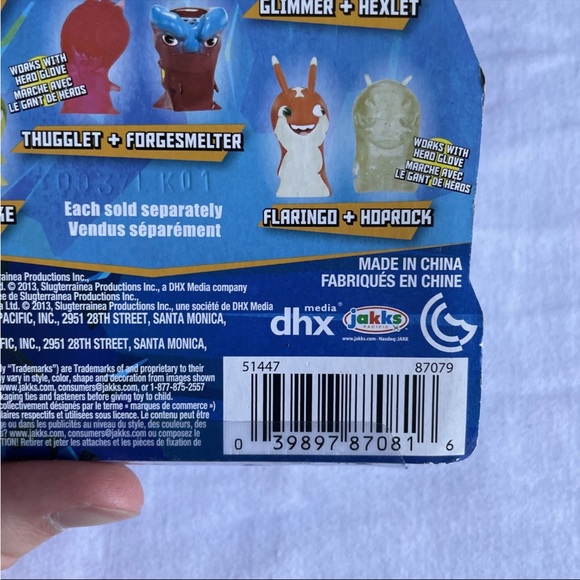 Slugterra Glimmer + Hexlet Toy Set - Orange and Blue Super Rare - Picture 7 of 7